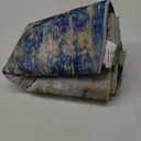 Washable Area Rugs 5'x7' Non-Slip Modern Abstract Soft for Living Room Entryway Bedroom Nursery, Print Pattern, Grey Blue Gold/Golden 