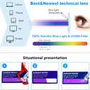 REAVEE 3 Pack Reading Glasses for Women Men, Blue Light Blocking Readers Stylish Square with Spring Hinge