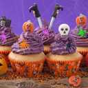 Max Fun 300pcs Halloween Spider Rings for Kids Party Favors 1.96 Plastic Spider Rings Bulk for Kids Costume Accessories Party Decorations Supplier (Multicolor)