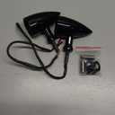 Benlari Motorcycle Bullet 48 LEDs Front Turn Signal Light SMD Blinker Indicator Fit for Honda Yamaha Suzuki Kawasaki Harley Sportster(Black/White and Amber Light)