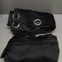 Joydeco Blackout Curtains 63 Inch Length 2 Panels Set, Thermal Insulated Long Drapes 2 Burg, Room Darkening Grommet Drapes for Living Room Bedroom Window