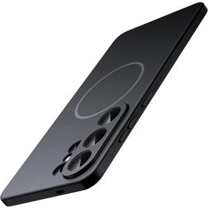 JETech Slim Case for Samsung Galaxy S26 Ultra, Compatible with MagSafe, Anti-Slip Grip & Full Camera Lens Protection, Soft TPU Protective Phone Cover, Shockproof (Black)