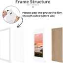 RUN HELIX 16x20 Picture Frames,Simple Designed Photo Frame,Certificate Document Frame for Horizontal and Vertical Formats,16x20 Poster Photo Frame Wall Gallery Home Office Decor,White, 16x20-1pack