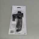 Prime-Line K 5071 Push Button Latch w/ Tie Down, Single Unit, Black  Designed to Accommodate Multiple Surfaces, Complete with Night Lock, Contemporary Design (Single Pack)