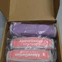 Hand Weights for Women Men, 6pc Soft Dumbbell Set (1lb 2lb 3lb Each) Walking Weights with Hand Straps, Comfortable Iron Sand Filled Dumbbells for At Home Workout, Running, Yoga, Pilates, Physical Therapy, 12lbs Total (Blue Pink Purple)