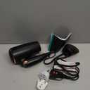 VGR Dual Voltage(100~250V) Travel Hair Dryer with European Plug Adapter for International Travel, Portable Hair Dryer with Concentrator Nozzles