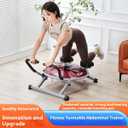 Ocdin Ab Circle Pro Abdominal Trainer, Core Workout Fitness Equipment with Rotatable Kneeling Pad for Home Gym, Waist, Glutes & Legs Exercise