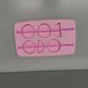 5 x Fruit Shape Ice Straw Mold