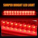 Third 3rd Brake Light LED for 2002-2010 Ford Explorer, 2008-2012 Ford Escape High Mount Rear Brake Lights Assembly, Waterproof Center Cab Lamp Stop Light (RED)