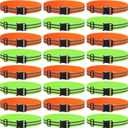 Suhine 24 Pcs Reflective Belt Army PT Belt Elastic Adjustable Reflective Sash Reflective Running Gear Glow Belt for Running Cycling Walking Marathon Military