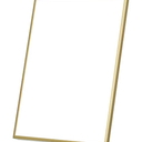 DI EL 24x36 Modern Flat Gold Frame