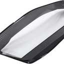NewYall Left and Right Clear Headlight Lens Cover for Audi A4 B8 2009-2012