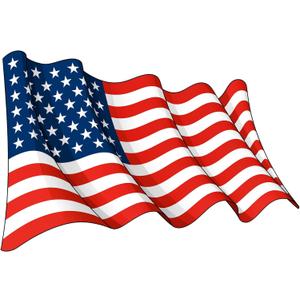 USA Flag Stamp-Style Sticker Roll  100 Count Decorative Self-Adhesive Labels for Envelopes, Crafts & Packaging