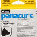 Panacur C Canine Dewormer (Fenbendazole), 1 Gram, Yellow, 3 Count (Pack of 1)