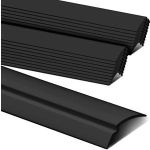 20 Pack Window Glazing 36" Snap in Vinyl Window Glazing Bead Frame Seal Snap Vinyl Trim Weather Resistant for Home Commercial Use (Black)