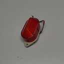 DC24V Strobe Siren Industrial Warning Light with Red LED and 105dB Buzzer, Ultra-Bright Signal Flashing Alarm Light for Safety and Alert, Oval