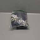 Lanpn Christmas Tree Skirt 24 inch, Velet Xmas Tree Skirt with Embroidery Snowflake Winter Christmas Tree Mat for Small mini Silm Pencil Tree Winter Holiday Indoor Xmas Decor (Black, 60cm)