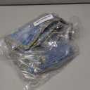 decorUhome Summer Couch Throw Pillow Covers 16x16 Set of 2, Decorative Soft Velvet Modern Cozy Chenille Pillow Cases with Elegant Design for Sofa Bed Living Room Home Decor, Blue Grey