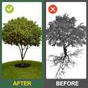 4PCS 32.2" Non Woven Tree Mulch Ring, Weed Barrier Landscape Fabric, Reusable Tree Mulch Ring Non Woven Landscape Fabric for Gardening Landscaping Weed Control Root Protection
