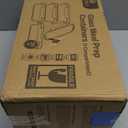 M MCIRCO [5-Packs, 36 Oz Glass Meal Prep Containers with Snap Locking Lids Glass Food Containers,Airtight Lunch Container,Microwave, Oven, Freezer and Dishwasher (4.5 Cup) (Gray)