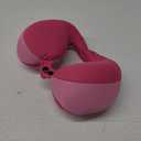 Kids Chin Supporting Travel Neck Pillow, Helps Support Head and Neck, Comfortably Designed for Head, Neck, and Chin Support - Gifts for Toddler/Child/Kids, Pink