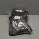 NICETOWN Pitch Black Solid Thermal Insulated Grommet Blackout Curtains/Drapes for Bedroom Window (2 Panels, 42 inches Wide by 63 inches Long, Black)