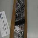 ENJOYBASICS Blackout Curtain rod for windows 28 to 48, Wrap Around Curtain Rods for Bedroom, Living Room, Adjustable from 30 to 57 Inches, Matte Black