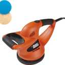 BLACK+DECKER 6" Buffer Polisher, Orbital Car Polisher with Wool and Foam Bonnets (WP900)