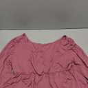 SOLY HUX Women's Babydoll Tops Long Sleeve Henley Shirts Cute Square Neck Coquette Peplum Top X-Large