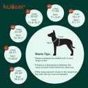Kuoser Dog Tuxedo for Large Dogs, No-Pull Dog Vest Harness, Soft Breathable Mesh Pet Harness with Bow Tie, Dogs Harness for Outdoor Walking Training, Large
