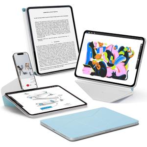 MOFT Dynamic Folio Case for iPad Air 11-inch (M4 2026/ M3 2025 / M2 2024) & iPad Air 10.9"(5th 2022/4th 2020), Slim Magnetic Stand Case with 20+ Viewing Angles, Ultra Thin, Soothing Mist x Misty Cove