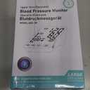 Blood Pressure Monitor, Automatic Upper Arm Blood Pressure Monitors for Home Use, 2 Blood Pressure Machine Cuff(9-17in & 13-21in) with Large LED Backlit Display, 3x199 Reading Memory Users White