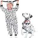 Waghaw Dalmation Costume Baby Boy's Girl's Animal Bodysuit Baby Boy Girl Halloween Costume 80