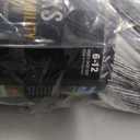 Hanes Men's Work Socks, Cushioned Crew Socks, Moisture-Wicking Socks & Odor Control, Black & White, 6 & 12 Pack Available (White)