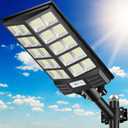 Solar Street Light 8000W, Street Light Outdoor High Lumens, Parking Lot Lights 6500K, Solar Lights Outdoor Motion Sensor Dusk to Dawn for Parking Lot with Remote Control