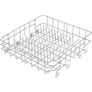 UPGRADED 808602302 Dishwasher Lower Dishrack for Frigidaire Kenmore Dishwasher Rack Replacement Parts with Wheel,808602302 154432602 Frigidaire Dishwasher Rack Parts 304 Stainless Steel Bottom Rack