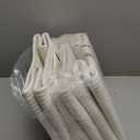 MINTWOOD Design 3-Pack Decorative Woven Storage Baskets for Shelves, Cube Bin Box for Organizing Books, Shoes, Dog Toys, Pantry Closet and Living Room Organizer, Creamy White