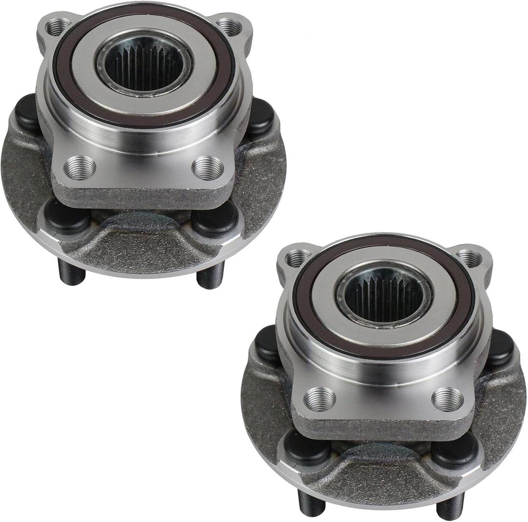 Pair 513220 Front Wheel Hub & Bearing Assembly Compatible with 2005-2014 Subaru Outback, Legacy w/ABS