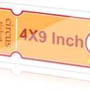 3 Pcs Acrylic Ticket Stub Display 4x9 Inch Clear Ticket Stub Holder Ticket Stub Organizer Ticket Stub Frame Ticket Protector Double Sided for Collectors Display Protect Movie Concert Play Show Ticket