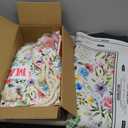 American Mahjong Set with 3-Piece Floral Mahjong Bag Set, 17.3in