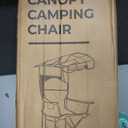 Camping Chair with Canopy Shade Portable Folding Beach Chairs,Blue | Full Sun Protection,Cup holder,Pocket,Cooler Bag,Can Folded Into a Backpack,for Camping Fishing Beach and Sports