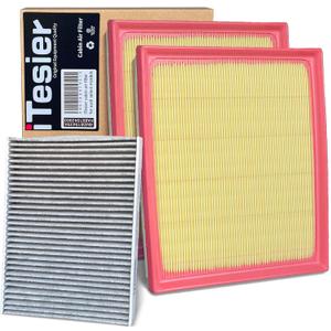 Engine Cabin Air Filter kit for Tundra (2022 2023 2024 2025), Sequoia (2023 2024 2025), Replaces 17801-F4010, 871390-C010, WA11653