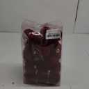 RoseCraft 30PCS Burgundy Velvet Christmas Ball Ornaments Set, 60MM/ 2.3Inch Shatterproof Flocked Ornament for Christmas Tree Hanging Holiday Valentine's Day Party Xmas Decorations