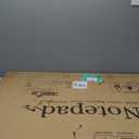 Glass Black Board Magnetic Dry Erase Board - Black Board 48 x 36 Inches Wall Mounted Glass Blackboard, Large Frameless Glass Black Board for Wall Office, Home & School