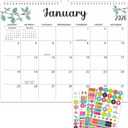 2026 Wall Calendar - 18 Months Calendar 2026-2027, Jan 2026 - Jun 2027, 11" x 14" Holiday Notices & 4 Themed Stickers for Home/Office