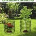 Round Plant Protector from Animals,12'' x 12'' Metal Wire Mesh Garden Plant Cages for Outdoor Gardening Supplies, Garden Protection Rabbits Chickens Ducks for Vegetables, Flowers, Shrubs