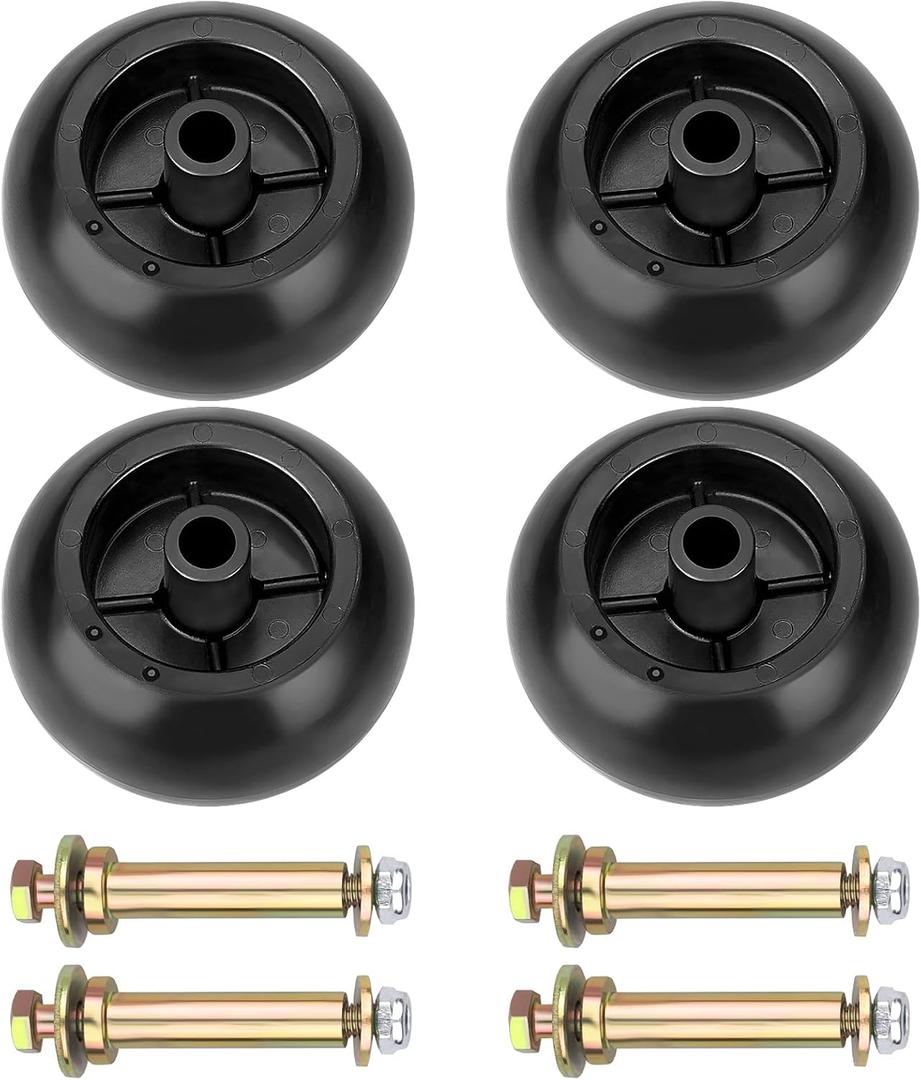 Mower Anti Scalp Deck Wheel Kit Compatible with Bad Boy 022-5234-98 Toro 1-603299 68-2730 Kubota K5351-42110 K5371-42110 Husqvarna 5391026-43 Lawn-Boy 1-603299 68-2730 & Many Bore 5/8" Wheel Size