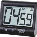 3" Large Display Kitchen Timer -Digital Timer Magnetic Back Loud Alarm On A Rope Countdown-Tanmalan