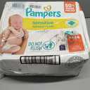 Pampers Sensitive Baby Wipes, Water Based, Clinically Proven, Hypoallergenic, and Unscented for Babies, 1344 Wipes Total (16 Flip-Top Packs) 