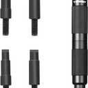 Case Prep Multitool, Case Chamfer Deburring Tools for Reloading, Primer Pocket Reamers and Cleaners for Removing Crimps(Black)